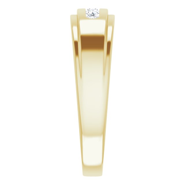 14K Yellow 1/4 CTW Diamond 5-Stone Band