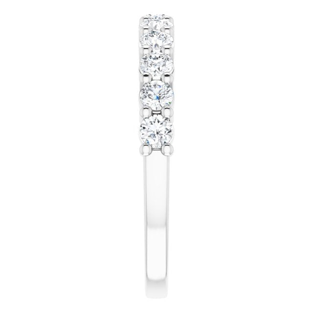 14K White 1/2 CTW Diamond Anniversary Band