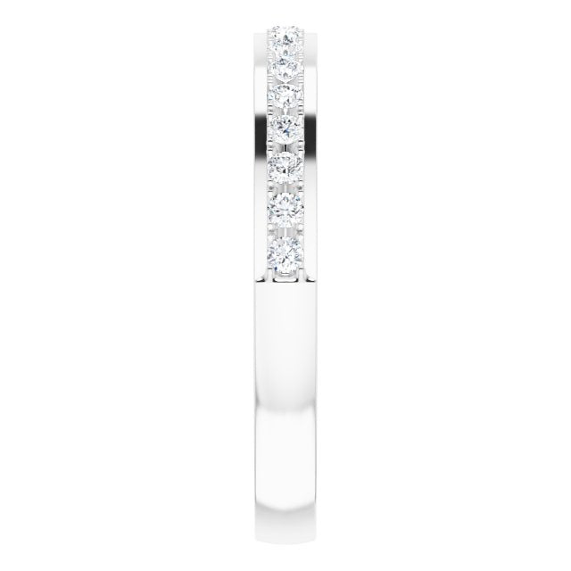 14K White 1/4 CTW Diamond Anniversary Band