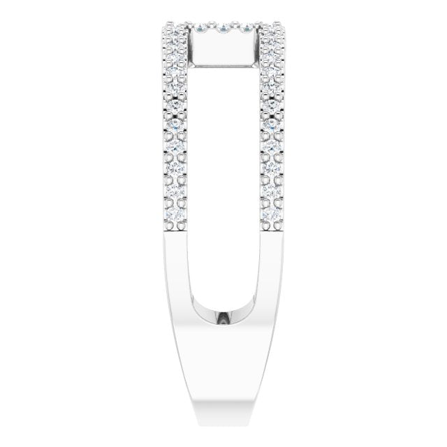 14K White 1/3 CTW Diamond Ring