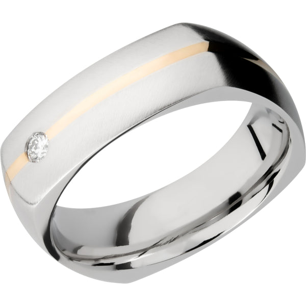Lashbrook White Cobalt Men's Wedding Band