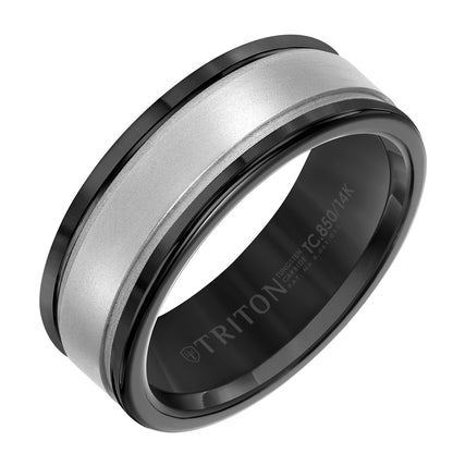 Satin Finish Round Edge Contemporary Wedding Band