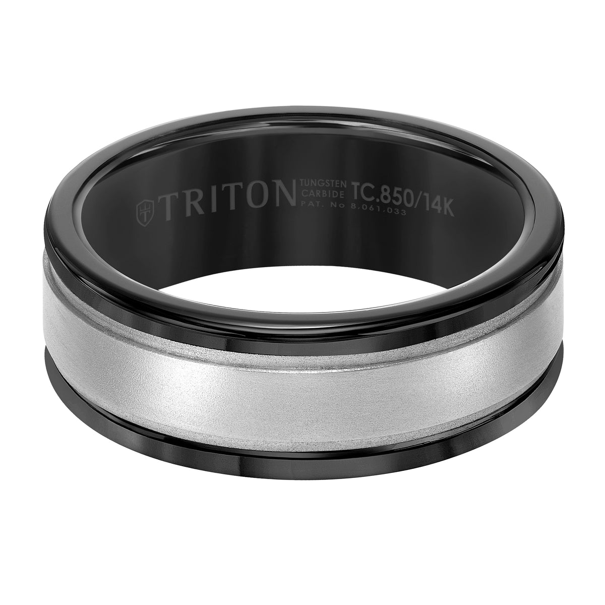 Satin Finish Round Edge Contemporary Wedding Band