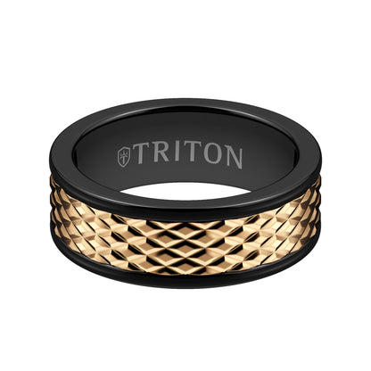 Satin Finish Round Edge Contemporary Wedding Band
