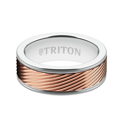 Bright Finish Round Edge Contemporary Wedding Band