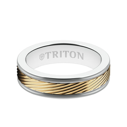 Bright Finish Round Edge Contemporary Wedding Band