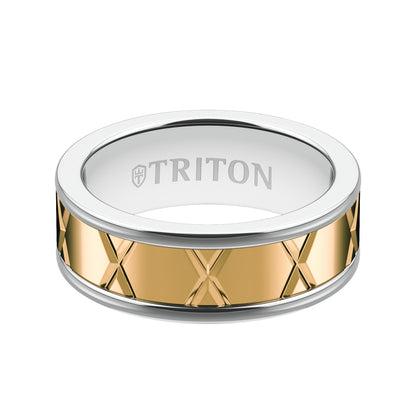 Satin Finish Round Edge Contemporary Wedding Band