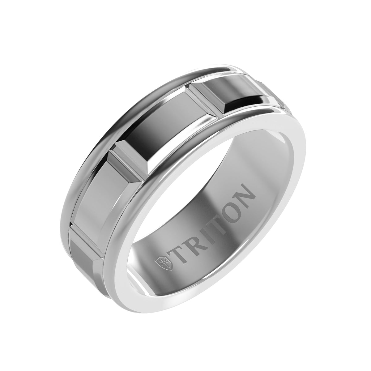 Satin Finish Round Edge Contemporary Wedding Band