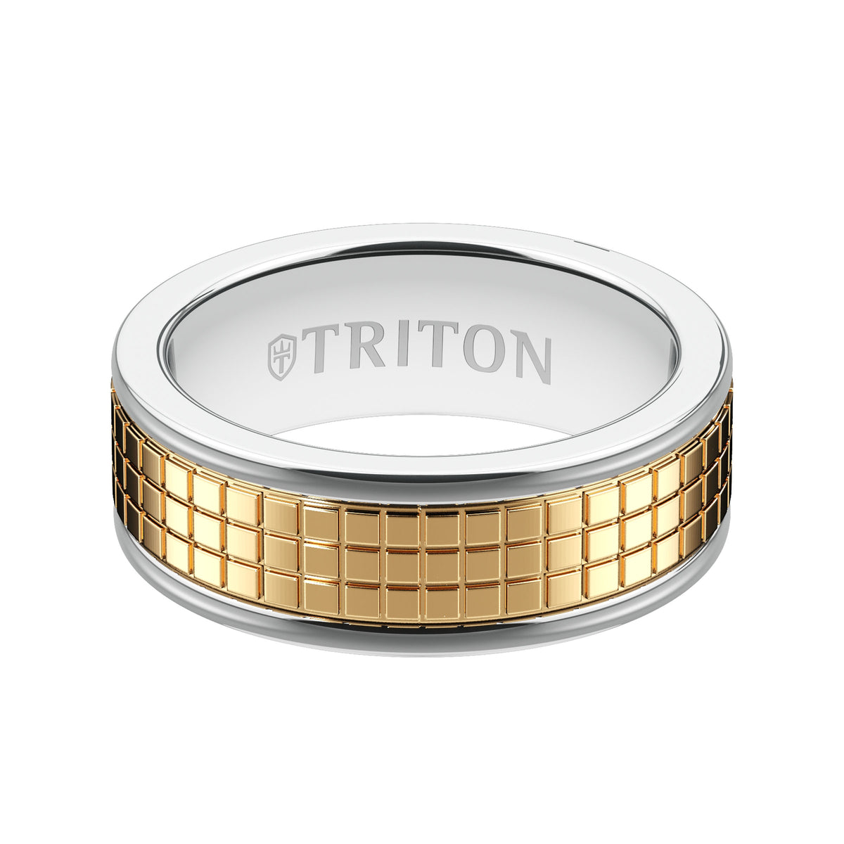 Satin Finish Round Edge Contemporary Wedding Band
