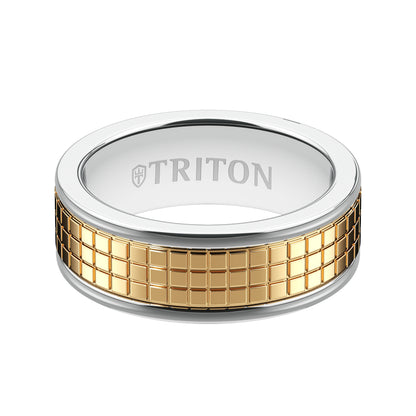 Satin Finish Round Edge Contemporary Wedding Band
