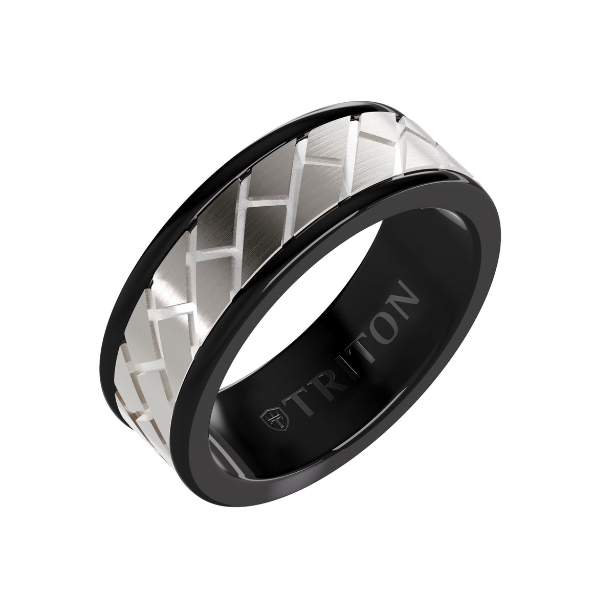 Satin Finish Round Edge Contemporary Wedding Band