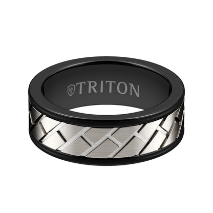 Satin Finish Round Edge Contemporary Wedding Band