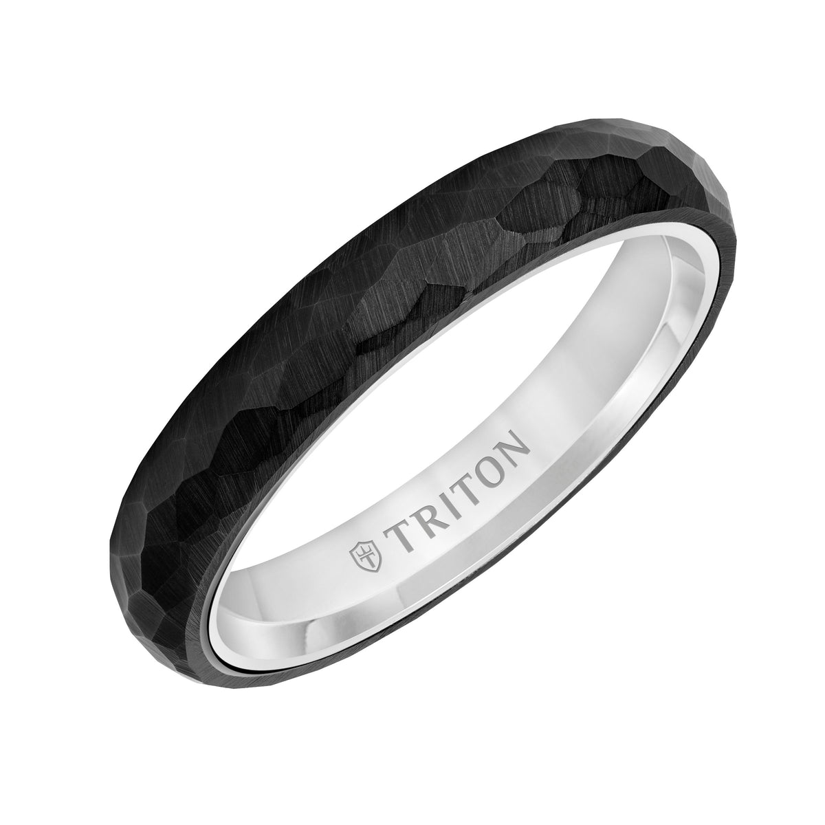 Faceted Profile Flat Edge Contemporary Band