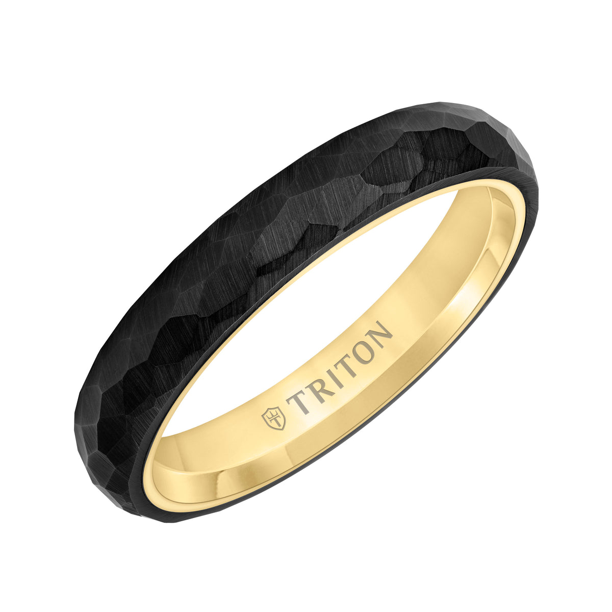 Faceted Profile Flat Edge Contemporary Band