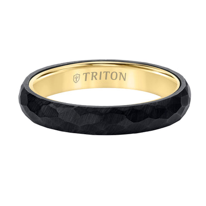 Faceted Profile Flat Edge Contemporary Band