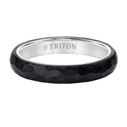 Faceted Profile Flat Edge Contemporary Band