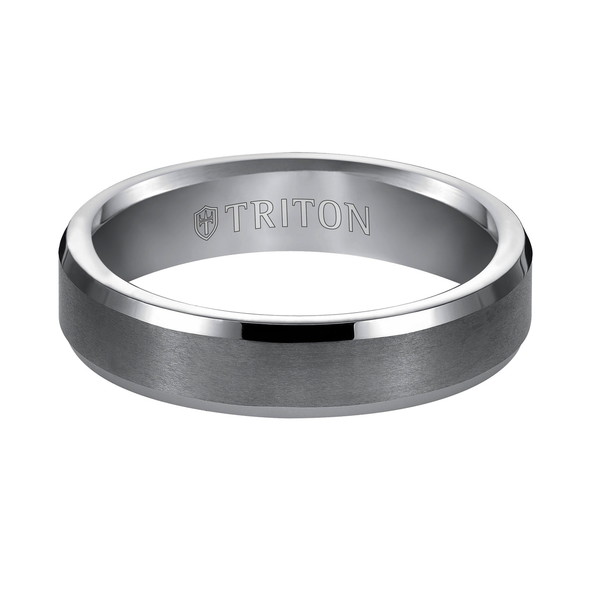 Bevel Edge Bright Finish Classic Wedding Band