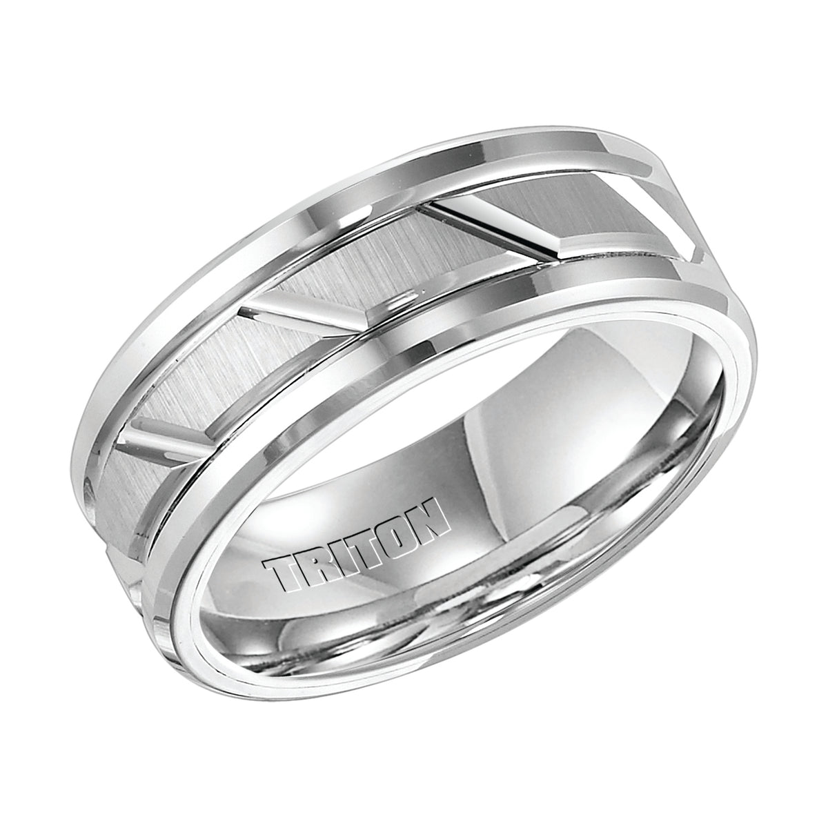 8MM CF WHT TC FLAT BAND