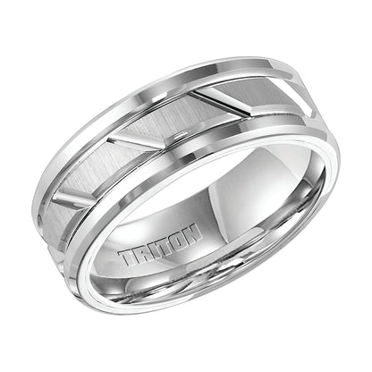 8MM CF WHT TC FLAT BAND