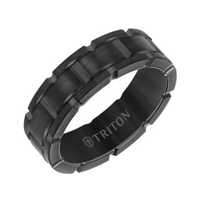 Flat Edge Contemporary Wedding Band