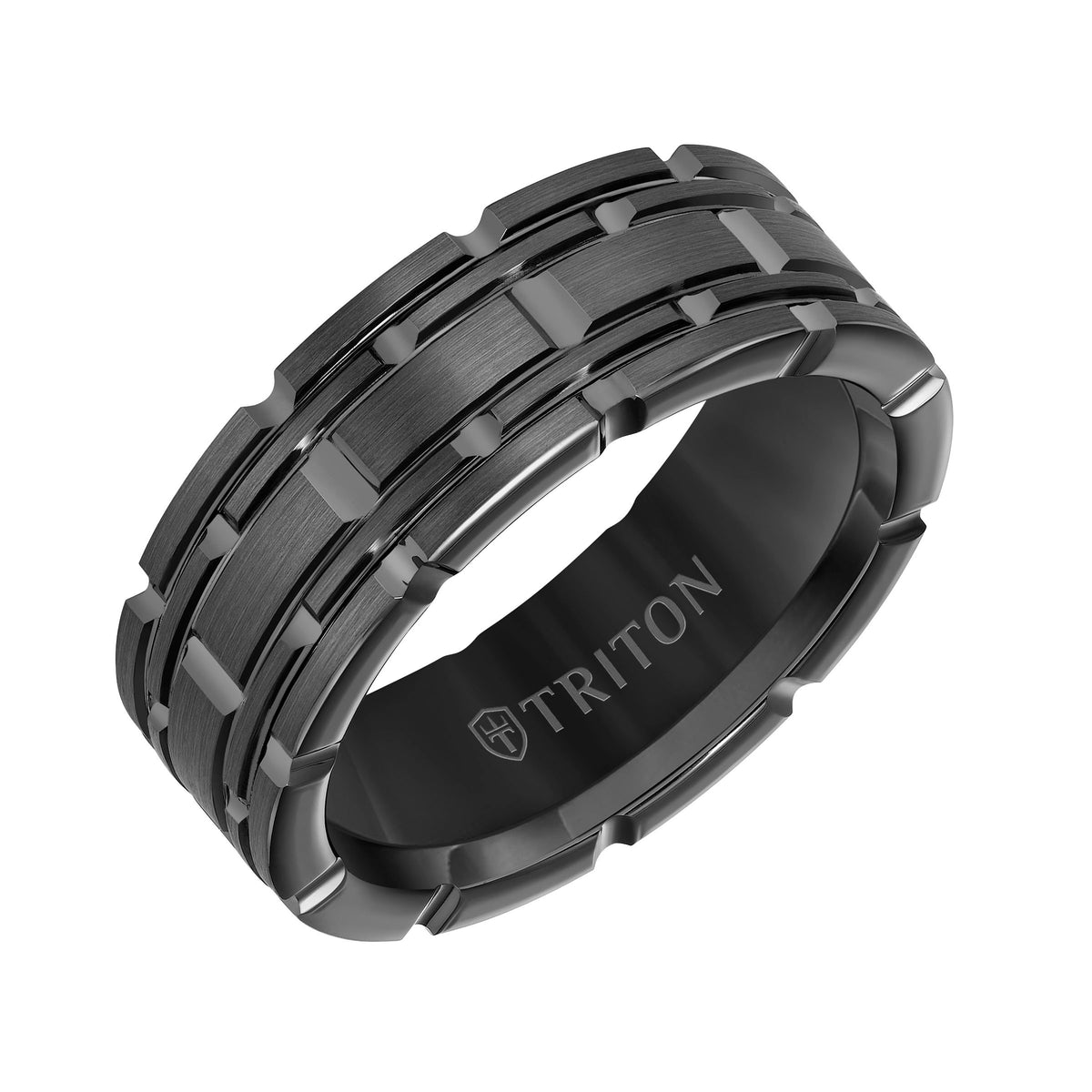 Flat Finish Flat Edge Contemporary Wedding Band