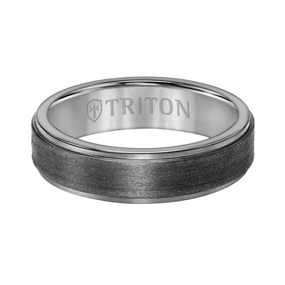 6MM Tantalum Ring - Satin Finish and Step Edge