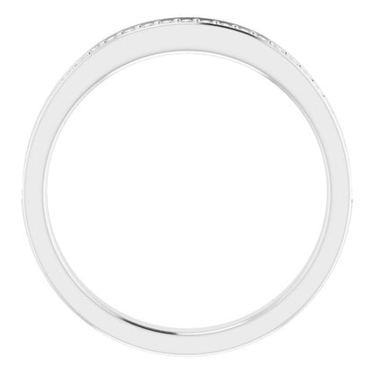 14K White 1/8 CTW Diamond Anniversary Band
