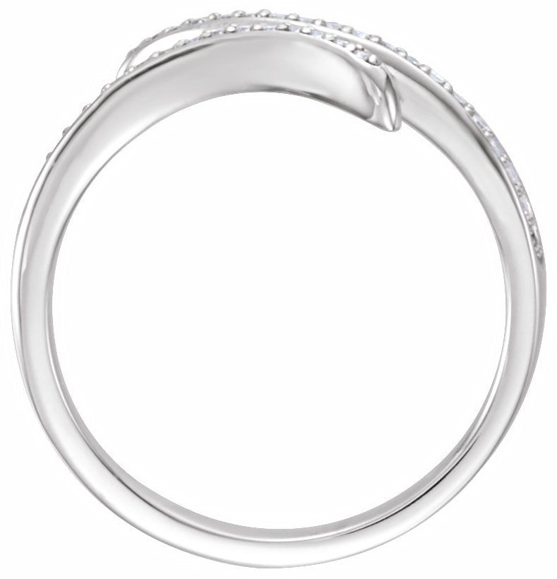 14K White 1/6 CTW Diamond Ring