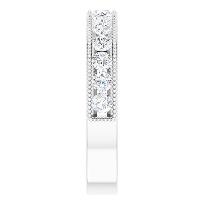 14K White 7/8 CTW Diamond Anniversary Band