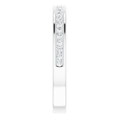14K White 1/3 CTW Diamond Anniversary Band