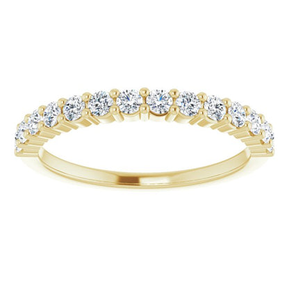 14K Yellow 3/8 CTW Diamond Anniversary Band