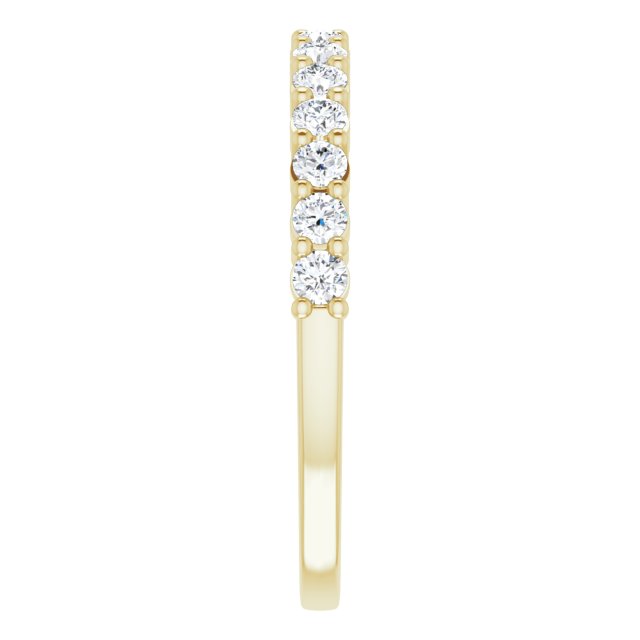 14K Yellow 3/8 CTW Diamond Anniversary Band