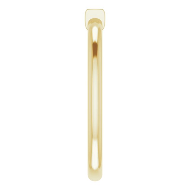 14K Yellow Pink Tourmaline Stackable Ring
