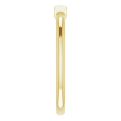 14K Yellow Pink Tourmaline Stackable Ring