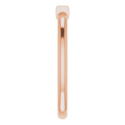 14K Rose Pink Tourmaline Stackable Ring