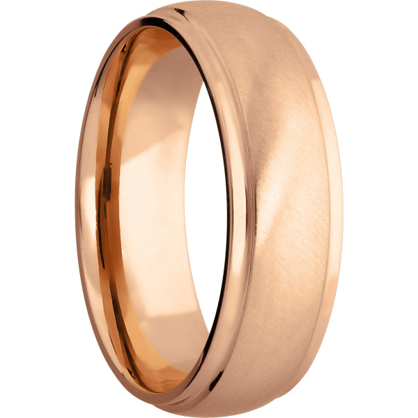 Lashbrook White 14k Gold 7mm Men's Wedding Band