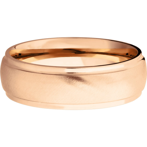 Lashbrook White 14k Gold 7mm Men's Wedding Band