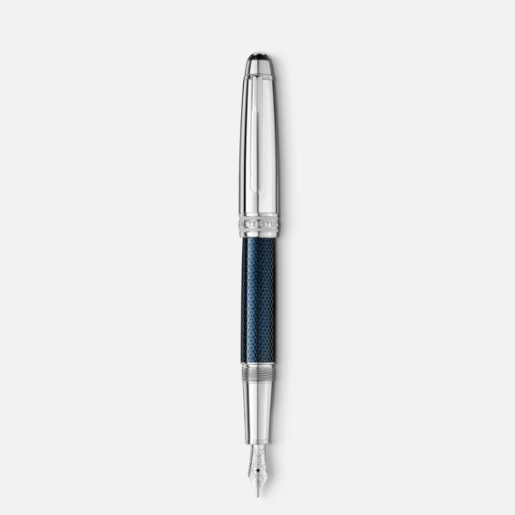 Montblanc Meisterstuck Solitaire Doue Blue Hour Classique Fountain Pen