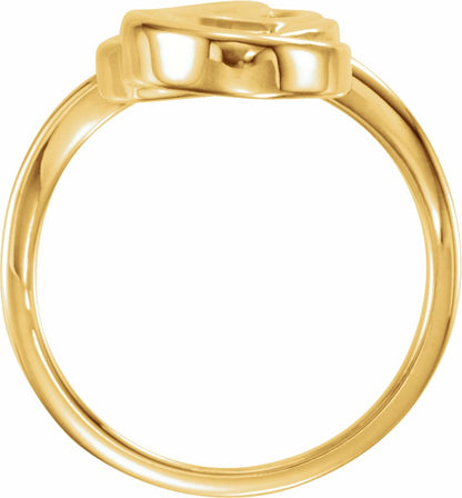 14K Yellow Freeform Ring