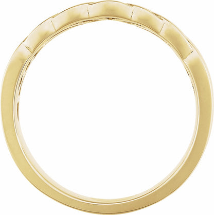 14K Yellow Freeform Ring