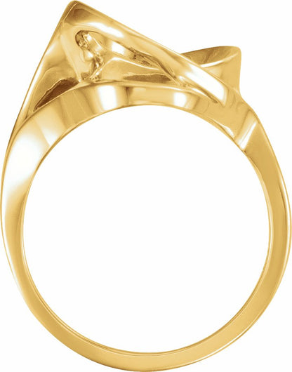 14K Yellow Freeform Ring