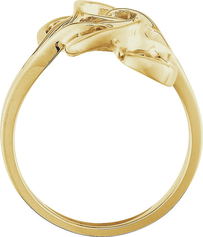 14K Yellow Freeform Ring