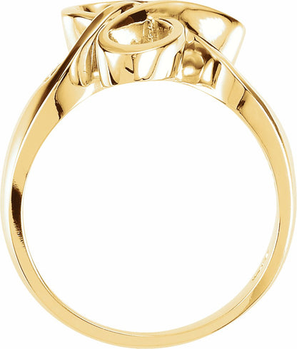 14K Yellow Freeform Ring