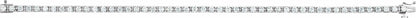 14K White 3 3/8 CTW Diamond Line 7 Bracelet