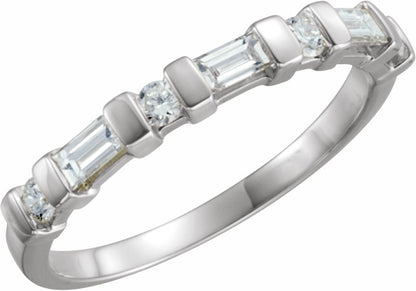 Platinum 3/8 CTW Diamond Anniversary Band