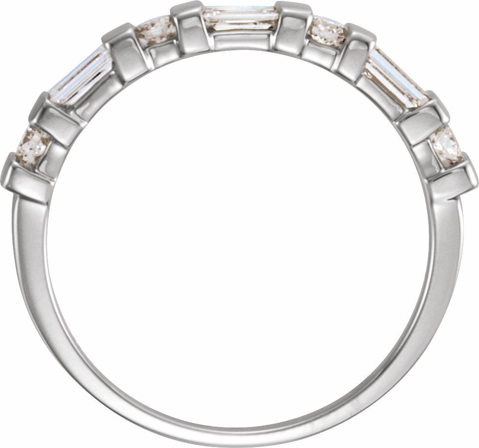 Platinum 3/8 CTW Diamond Anniversary Band