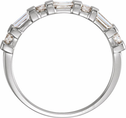 Platinum 3/8 CTW Diamond Anniversary Band