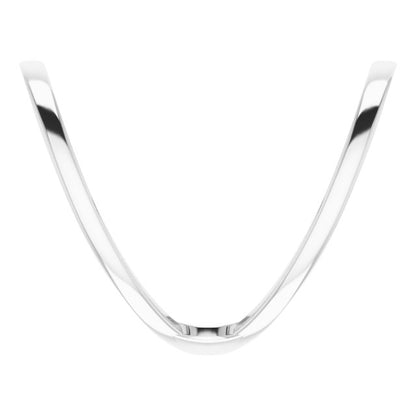 14K White Freeform Ring
