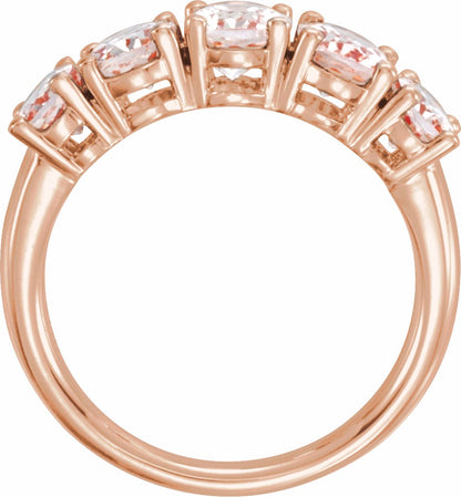 14K Rose Morganite Ring