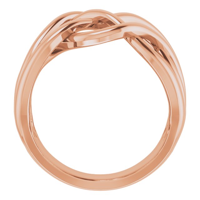 14K Rose Criss-Cross Ring